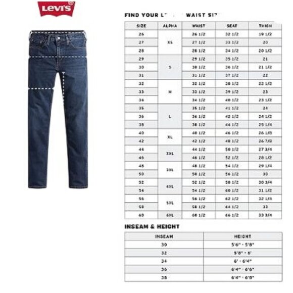 Levi's Strauss Mens jeans 501 Original Size 31x32 Straight Leg NEW WITH TAGS!! - Picture 2 of 6